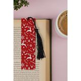 CetKing Yılbaşı Temalı Kitap Ayracı 13.5 cm x 4 cm Metal Malzeme