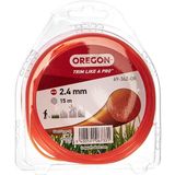 CetKing Yuvarlak Çim Biçme Ipi, 2,4 Mm, Turuncu, Çim, Yabani Ot, Çim ve Çiçek Tarhları Için, Bahçe Işleri ve Çim Bakımı, Naylon Iplik, Çoğu Çim Biçme Makinesi Için, 2,4 mm x 15 M (69-362-OR)