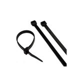 Çetsan 100 Adet 4.8X300 Mm Siyah Plastik Kablo Bağı Cırt Kelepçe