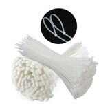 Çetsan 4, 8X300 Beyaz 30CM Kablo Bağı Plastik Cırt Kelepçe TOPLAYICI-100 Adet, Sekatech