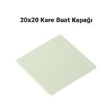 Çetsan Plastik Kare Buat Kapakları 20x20 Cm 3 Adet