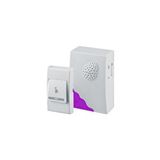 Çetsan Şahnet Pilli Uzaktan Kumandalı Zil Seti - Kablosuz Kapı Zili Wireless 36 Melodi Beyaz