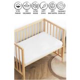 ÇETTEX BABY %100 Pamuk Sıvı Geçirmez Fitted Bebek Ve Çocuk Yatağı Koruyucu Alez