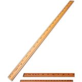 Cetvel Tahta 100 cm - Beyaz