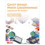 Çeviri Amaçlı Metin Çözümlemesi Uygulamalı Bir Rehber - Pegem Akademi Yayıncılık