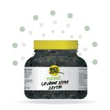Çevirme Tuzsuz Siyah Zeytin (1200 G) - 2025 Hasatı