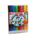 Çevirmeli 12 Li Mum Boya Uzun ( Pastel Silinebilir Mum Boya) Tam Boy Südor 1 Paket