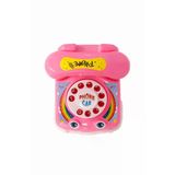 Çevirmeli Oyuncak Telefon Pembe Çocuklar İçin Eğitici Ve Eğlenceli Rol Yapma Oyuncağı