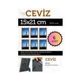 Ceviz-6 Adet Pvc Li 15x21 Cm 22mm Bombeli Çerçeve Fotoğraf Resim Çerçevesi Ayaklı Veya Duvara Asma Yatay-dikey