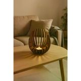 Ceviz Desenli Lotus Mumluk – 3 mm MDF Lazer Kesim, 14 cm 76225573
