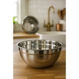 ceviz home züccaciye tekstil ltd şirketi 24 cm Paslanmaz Çelik Salata ve Karıştırma Kasesi – Dayanıklı, Parlak, Çok Amaçlı