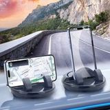 Ceviz Medikal® Numaratörlü Güçlü Yapışkanlı 360 Derece Dönebilen Su Geçirmez Araç Içi Telefon Tutucu Plastik Aparat