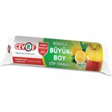 Çevre Büzgülü Çöp Torbası Limon Kokulu Büyük Boy 10'lu 65 x 70 CM