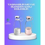 Çevre Dostu Cam Gövdeli Kablosuz Smoothie Blender - TK002M-6VNH00 - Çok Renkli