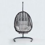 Cewi Cosmo Swing Kahve Rattan Zebra-Kahve Oturumlu Salıncak