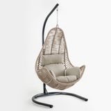 Cewi Zen Swing Krem Rattan Krem Oturumlu Salıncak