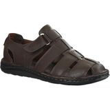 Cex 25Y Trv-8 Kahve Erkek Deri Sandalet - Bej
