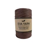 CEYBAG Eva Yarn 230 Metre Rafya İp, Çanta İp, Raffia İp 150 Gram Natural Kağıt - Acı Kahverengi
