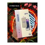 Ceyhan İletişim İphone 15 Pro Max Uyumlu Kolay Uygulama Aparatlı Premium Hayalet Ekran Koruyucu Cam