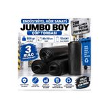 Ceyhanlar Jumbo Boy Ağır Sanayi Çöp Torbası 80x110 cm 800 Gr 3 Rulo 30 Adet Endüstriyel Kalın Siyah Çöp Poşeti