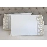 Çeyiz Bahçesi Fransız Güpürlü 2 Li Yastık Kılıfı - 50 x 70 cm - Beyaz