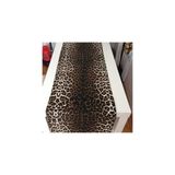 Çeyiz Bahçesi Leopar Runner 40&130 - 40 x 130 cm - Kahverengi