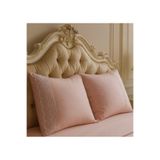 Çeyiz Bahçesi Lina 2 Adet 50x70 cm Fransız Güpürlü Pudra Yastık Kılıfı