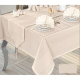 Çeyiz Bahçesi Lüx Servis Takımı 26 Parça - 160 x 220 cm - Cappucino