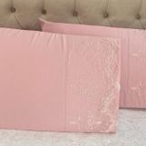 Çeyiz Bahçesi Mahidevran 2 Adet 50x70 cm Güpürlü Pudra Yastık Kılıfı