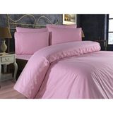 Çeyiz Bahçesi Nilay Fransız Güpür Nervürlü 6 Parça Nevresim Takımı - 200 x 220 cm - Pudra