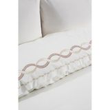 Çeyiz Diyarı Başak Nakışlı 6 Parça Nevresim Takımı Krem - 200 x 220 cm