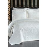 Çeyiz Diyarı Çeyizdiyarı Siena 3 Parça Pike Takımı Krem - 240x250 cm