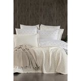 Çeyiz Diyarı Fiona 10 Parça Pikeli Çeyiz Seti Krem - 240 x 250 cm