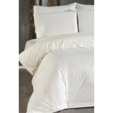 Çeyiz Diyarı Fransız Dantelli Suna Çeyizlik Nevresim Takımı Krem - 200 x 220 cm
