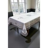 Çeyiz Diyarı Hümay Dertsiz Masa Örtüsü 120x150 cm Gri