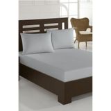 Çeyiz Diyarı Penye Tek Kişilik 120x200 cm Lastikli Çarşaf Açık Gri
