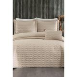 Çeyiz Diyarı Perla Çift Kişilik Yatak Örtüsü 250X260 Cappucino - Cappuccino - 250 x 260 cm