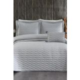 Çeyiz Diyarı Perla Çift Kişilik Yatak Örtüsü 250x260 Gri
