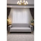 Çeyiz Diyarı Pondü 170x210 cm Kaymaz Taban Koltuk Örtüsü Gri