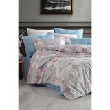 Çeyiz Diyarı Porto Çift Kişilik Nevresim Takımı Turkuaz - 200 x 220 cm