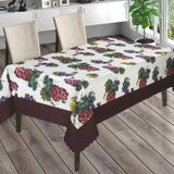 Çeyiz Diyarı Punnet Mutfak ve Bahçe Masa Örtüsü 140x140 Cm Üzüm Kahve