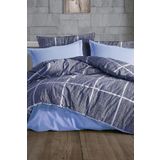 Çeyiz Diyarı Rian Mavi 195x220 cm Çift Kişilik Nevresim Takımı