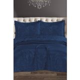 Çeyiz Diyarı Royal Şönil Çift Kişilik Yatak Örtüsü 240x260 cm Lacivert