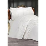 Çeyiz Diyarı Sahra Çift Kişilik Krem 200x220 cm Nevresim Takımı