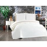 Çeyiz Diyarı Tomira Dantelli 6 Parça Çift Kişilik Nevresim Takımı Krem Bej - 200 x 220 cm - Krem - Bej