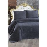 Çeyiz Diyarı Ultrasonik Welsoft Çift Kişilik Yatak Örtüsü 230X250 Antrasit - 230 x 250 cm
