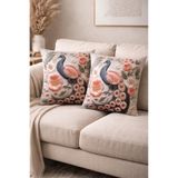Çeyiz Diyarı Vellina Baskılı 2li Kırlent Kılıfı 40x40 cm