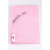 Çeyiz Merkezi Boyralı Elektrikli Battaniye - Çift Kişilik - Pembe - 120 x 155 cm
