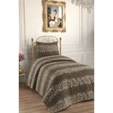 Çeyiz Merkezi Leopar Desenli Yatak Örtüsü – Tek Kişilik - Çok Renkli - 180 x 220 cm