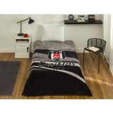 Çeyiz Merkezi Taç Beşiktaş Taraftar Battaniyesi Lisanslı - Tek Kişilik - Çok Renkli - 220 x 240 cm